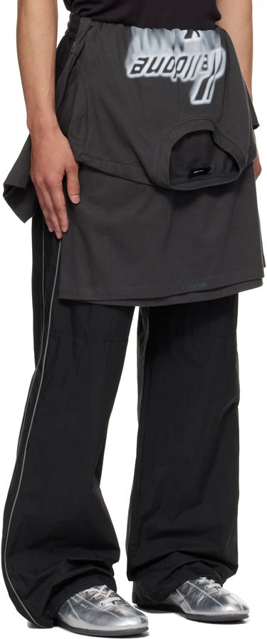 Панталони We11done We11done Layered Track Pants Черно | WD-PT2-25-250-U-BK, 1