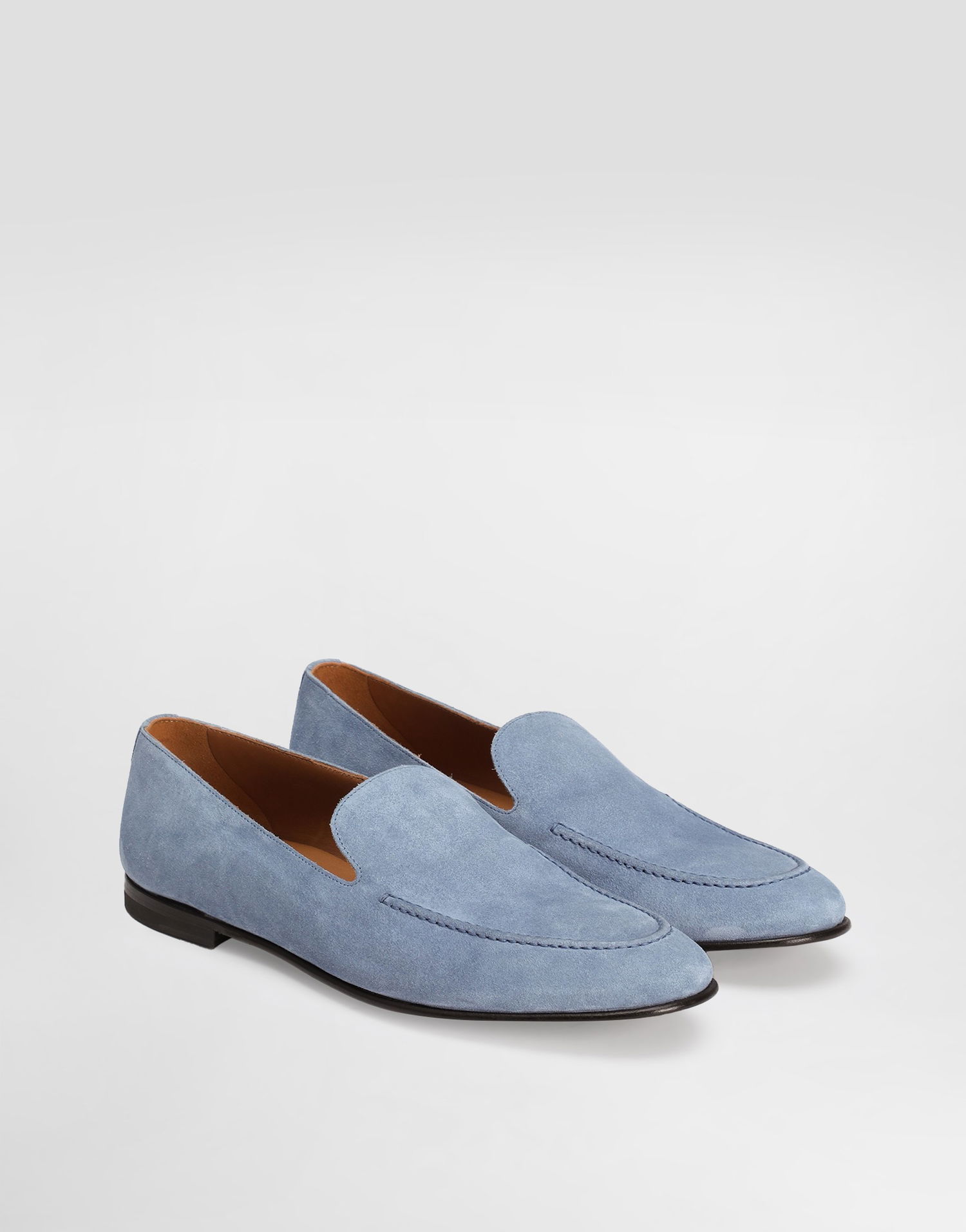 Аксесоари Dolce & Gabbana Dolce & Gabbana Split Calfskin Slippers Синьо | A50716AT44180675, 1