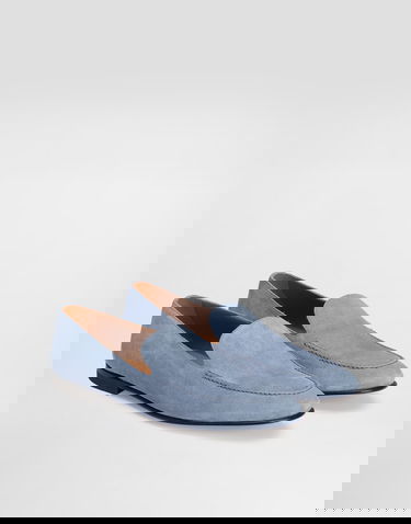 Аксесоари Dolce & Gabbana Dolce & Gabbana Split Calfskin Slippers Синьо | A50716AT44180675, 1