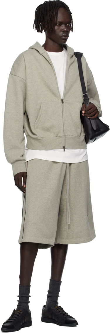 Суитчър Fear of God Fear of God ESSENTIALS Fleece Zip-Up Hoodie Сиво | 192SP254785F, 3