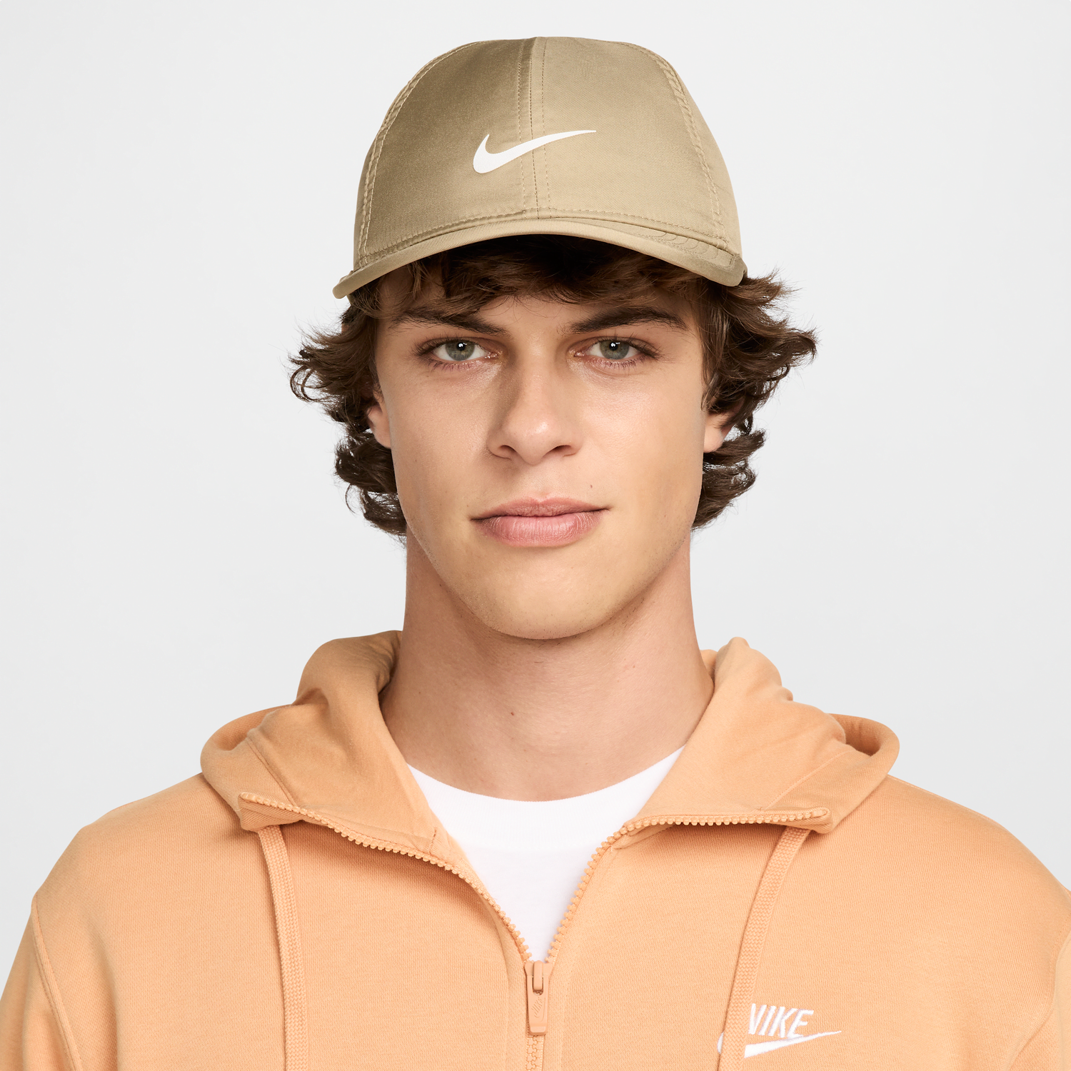 Шапка с козирка Nike Nike Dri-FIT Club Cap Бежово | FB5372-297, 0