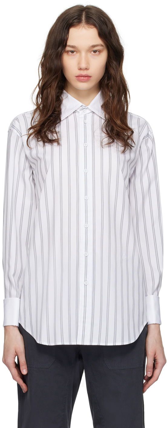 Риза rag & bone rag & bone Diana Striped Shirt Бяло | WAW23HA0224622, 0