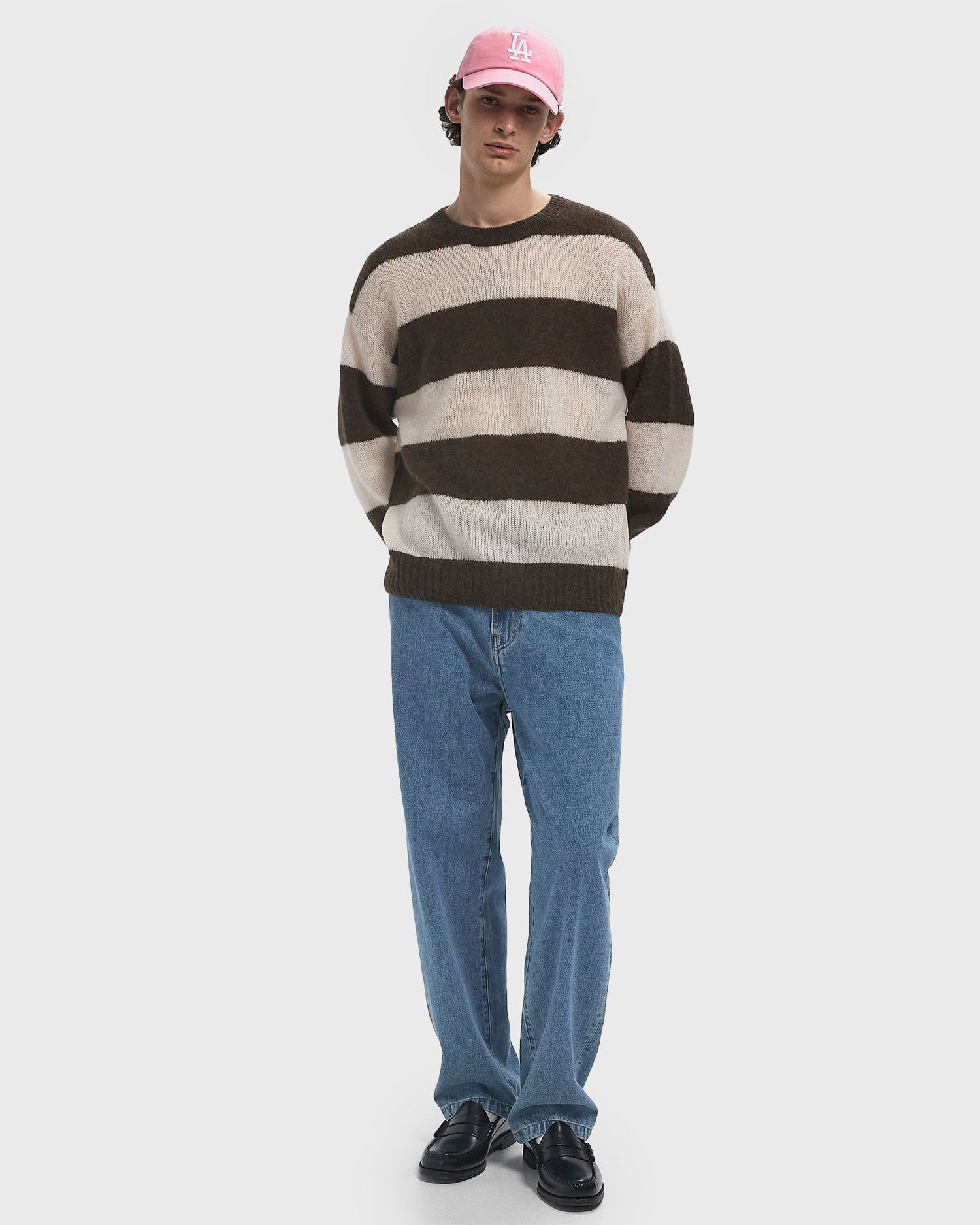 Пуловер CLOSED Striped Crewneck Sweater Кафяво | C86338-98F-ST-765, 1