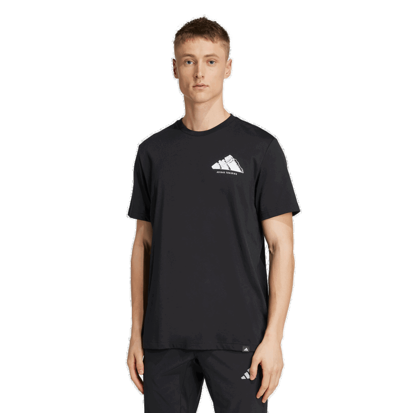 Тениска adidas Originals Vintage Graphic Training T-Shirt Черно | JW3926