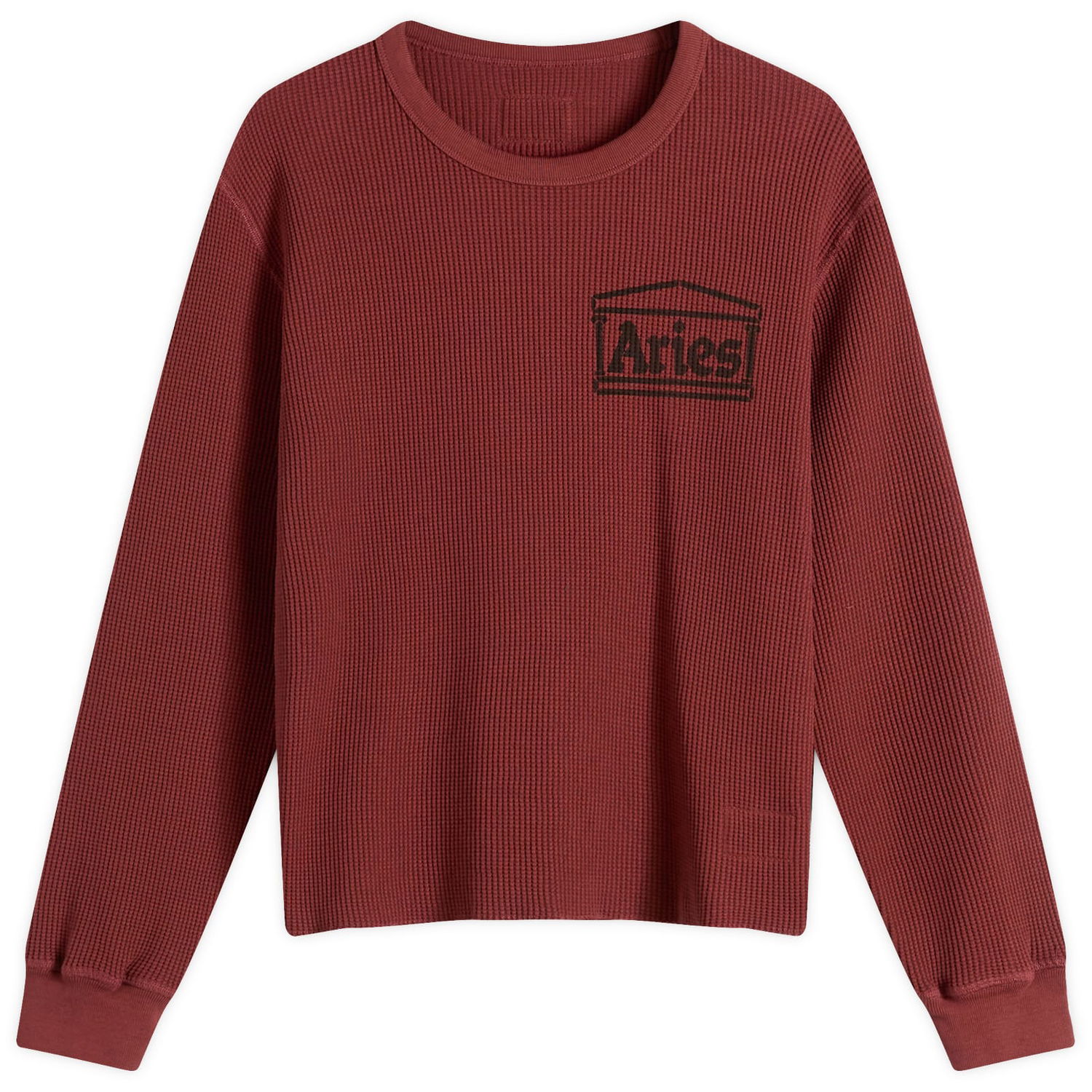 Тениска Aries Aries Women's Reversible Long Sleeve Baby Fit Tee Червено | AR40666-BGY, 1