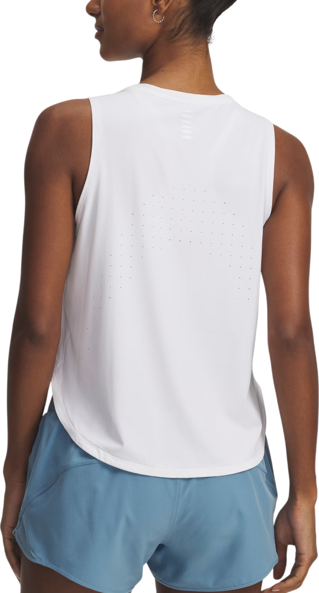 Потник Under Armour Under Armour UA Launch Elite Tank Top Бяло | 1389563-101, 1