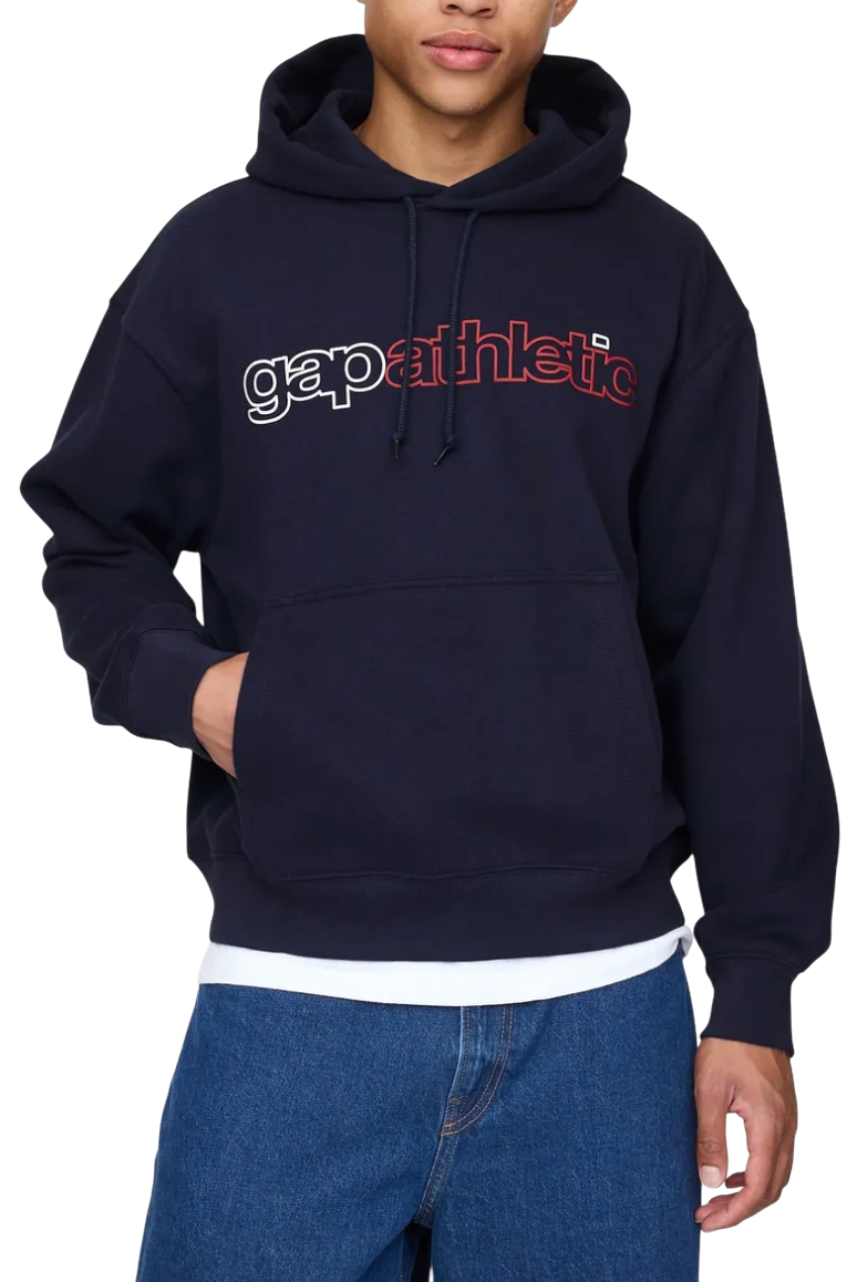 Суитчър GAP Logo Athletic Hoodie Тъмно синьо | 646080-00, 0