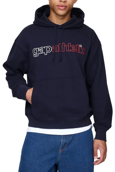 Суитчър GAP Logo Athletic Hoodie Тъмно синьо | 646080-00, 0