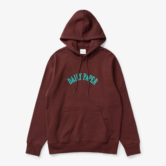 Суитчър DAILY PAPER Howell Hoodie Бургунди | 2223067, 0