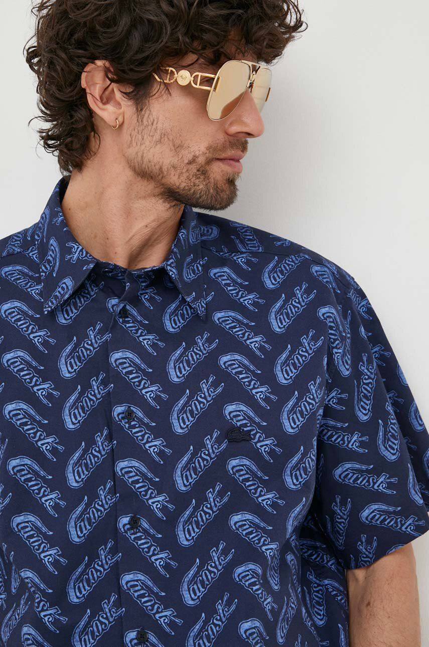 Риза Lacoste Vintage Print Shirt Тъмно синьо | CH5793, 0