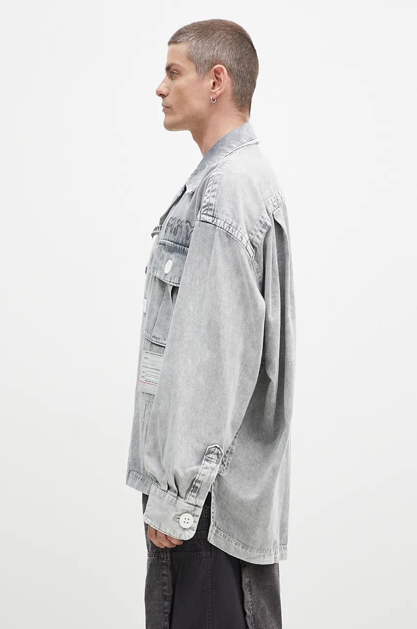 Риза Maison MIHARA YASUHIRO Relaxed Denim Shirt Сиво | A13SH082, 1