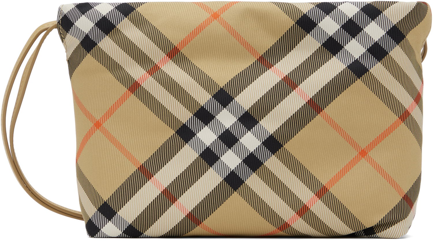 Голяма пазарска чанта Burberry Burberry Kids Check Pouch Бежово | 8096210, 0