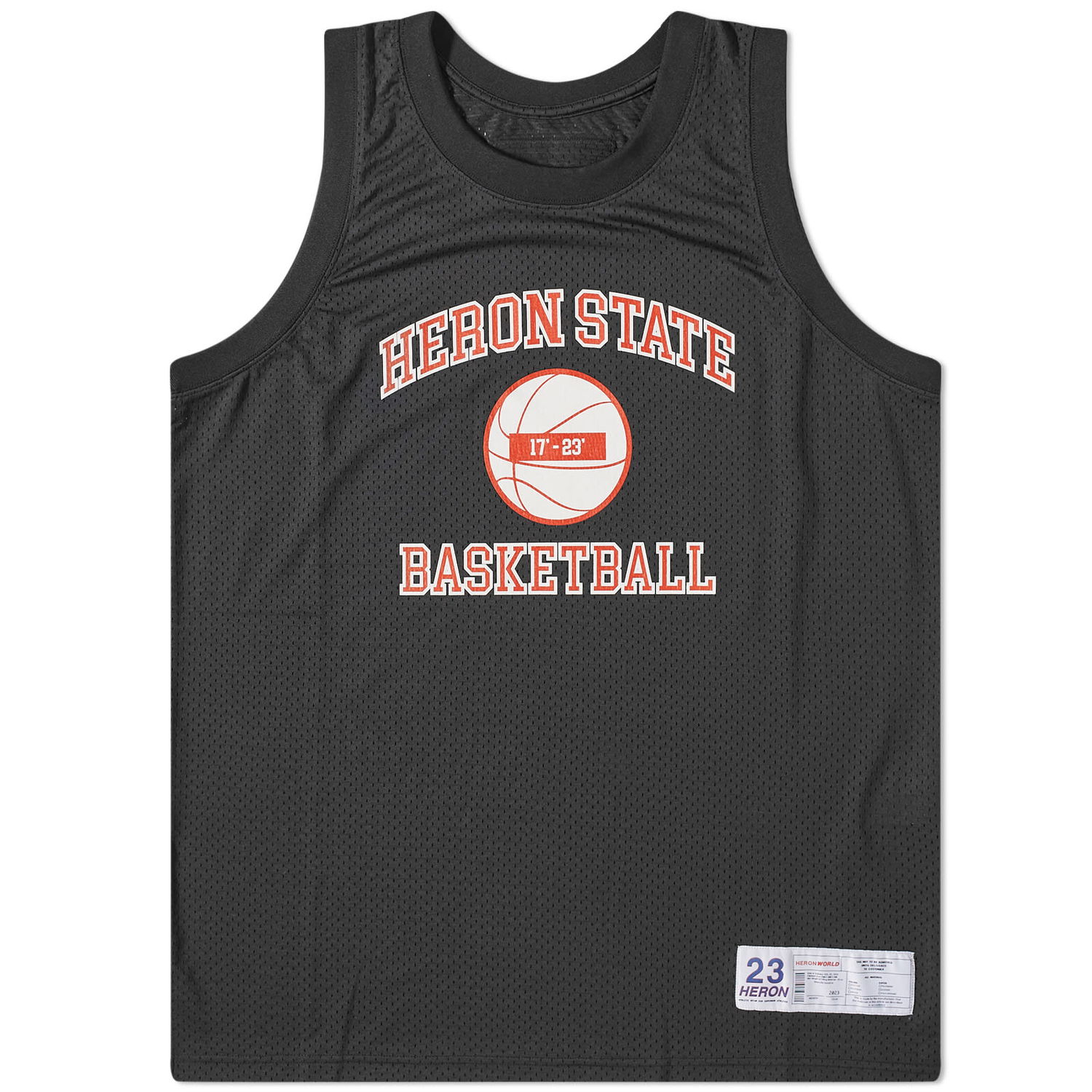 Потник HERON PRESTON 23 Basketball Tank Top Черно | HMVO001S23JER0011025, 0