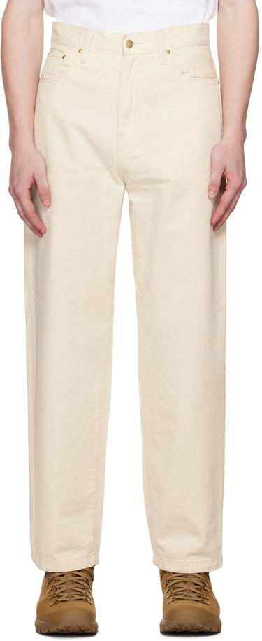 Дънки Carhartt WIP Off-White Derby Relaxed Fit Workwear Pants Бежово | I032110, 0