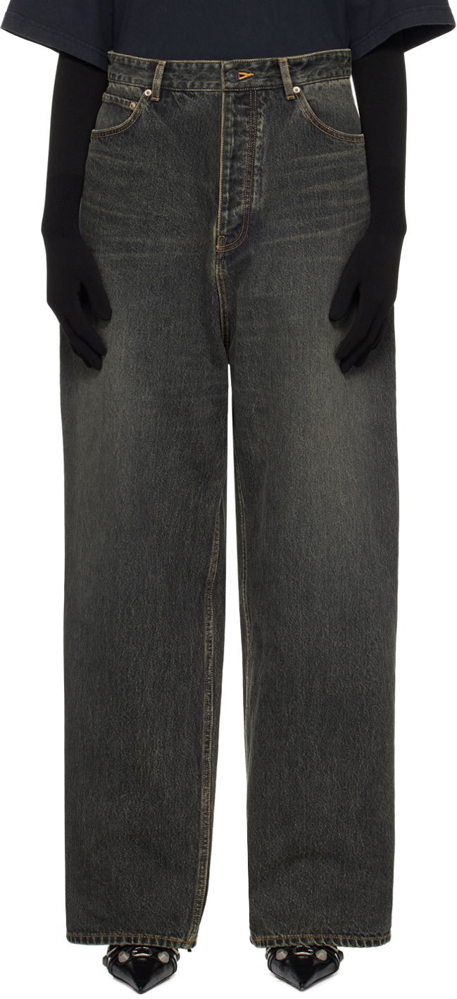 Дънки Balenciaga Baggy Jeans Черно | 745213 TBP47, 0