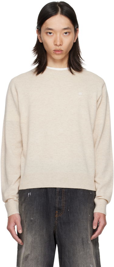 Пуловер Acne Studios Acne Studios Crewneck Sweater Бежово | C60115-, 0