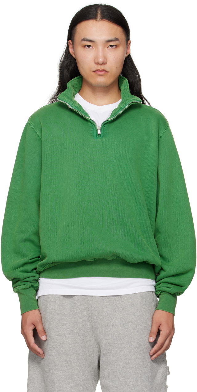 Les Tien Heavyweight Banded Yacht Sweatshirt