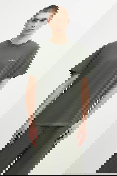 Тениска Carhartt WIP S/S Script Embroidery T-Shirt Зелено | I030435.3CDXX, 0