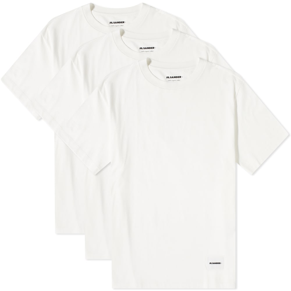 Тениска Jil Sander 3 Pack Tee Бяло | J47GC0001-J45048-100, 0