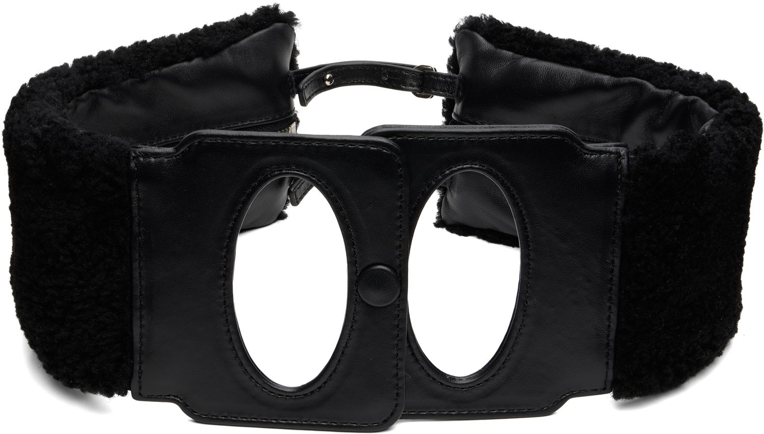 Чанта за кръста KIKO KOSTADINOV Kiko Kostadinov Isadora Fuzzy Cut-out Belt Bag Черно | KKWAW25BG05-184, 0