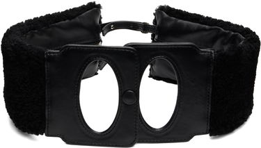 Чанта за кръста KIKO KOSTADINOV Kiko Kostadinov Isadora Fuzzy Cut-out Belt Bag Черно | KKWAW25BG05-184, 0