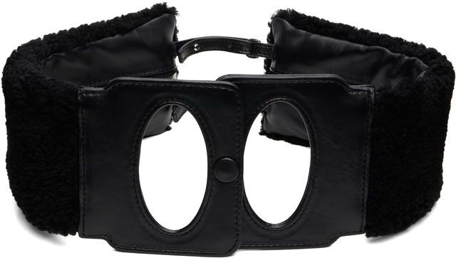 Kiko Kostadinov Isadora Fuzzy Cut-out Belt Bag