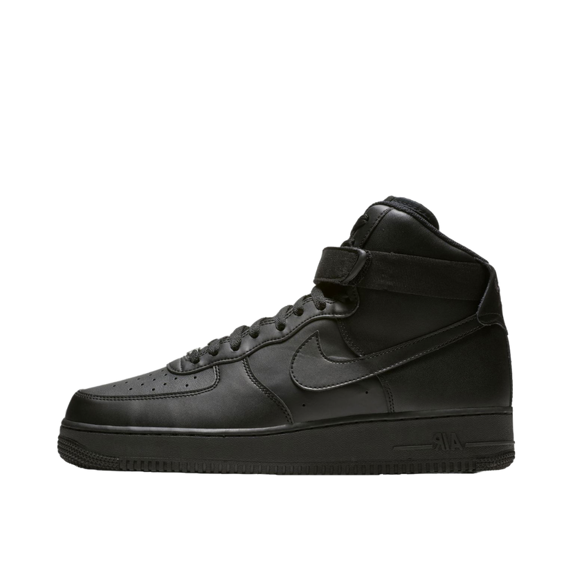 Кецове и обувки Nike Air Force 1 High 07 Triple Black Черно | CW2290-001