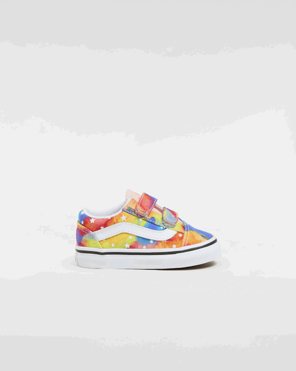 Кецове и обувки Vans Toddler Old Skool Hook and Loop (1-4 Years) Многоцветен | VN000CRWBS5, 0