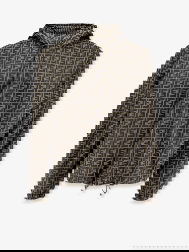 Ветровка FENDI Fendi Striped Hooded Jacket Зелено | FAA615A79NF13IZ, 5