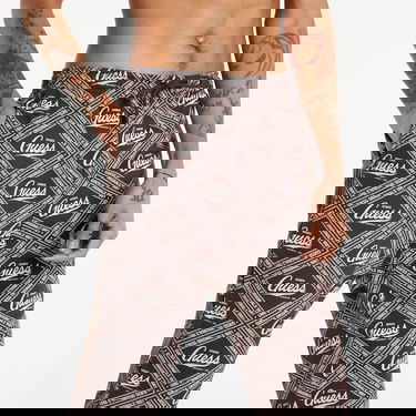 Спортни панталони GUESS All Over Logo Sweatpants Кафяво | M1RQ02K9YH3-F1I7, 2