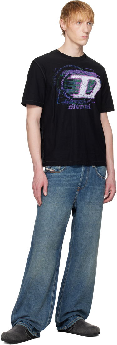 Тениска Diesel Diesel T-Adjust-R11 Graphic T-Shirt Черно | A16430-0QKAP-9XX, 3