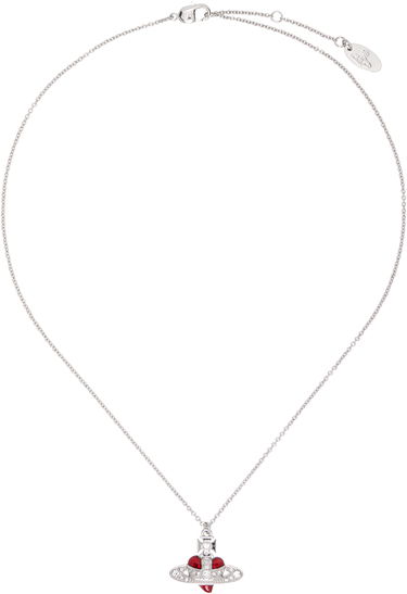 Колие Vivienne Westwood Diamante Heart Pendant Necklace Многоцветен | 630203BM-02P383-CN, 0