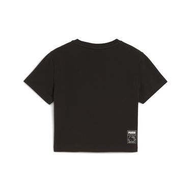 Съкратен топ Puma PUMA X HELLO KITTY AND FRIENDS Women's Cropped T-Shirt Черно | 631613_01, 6