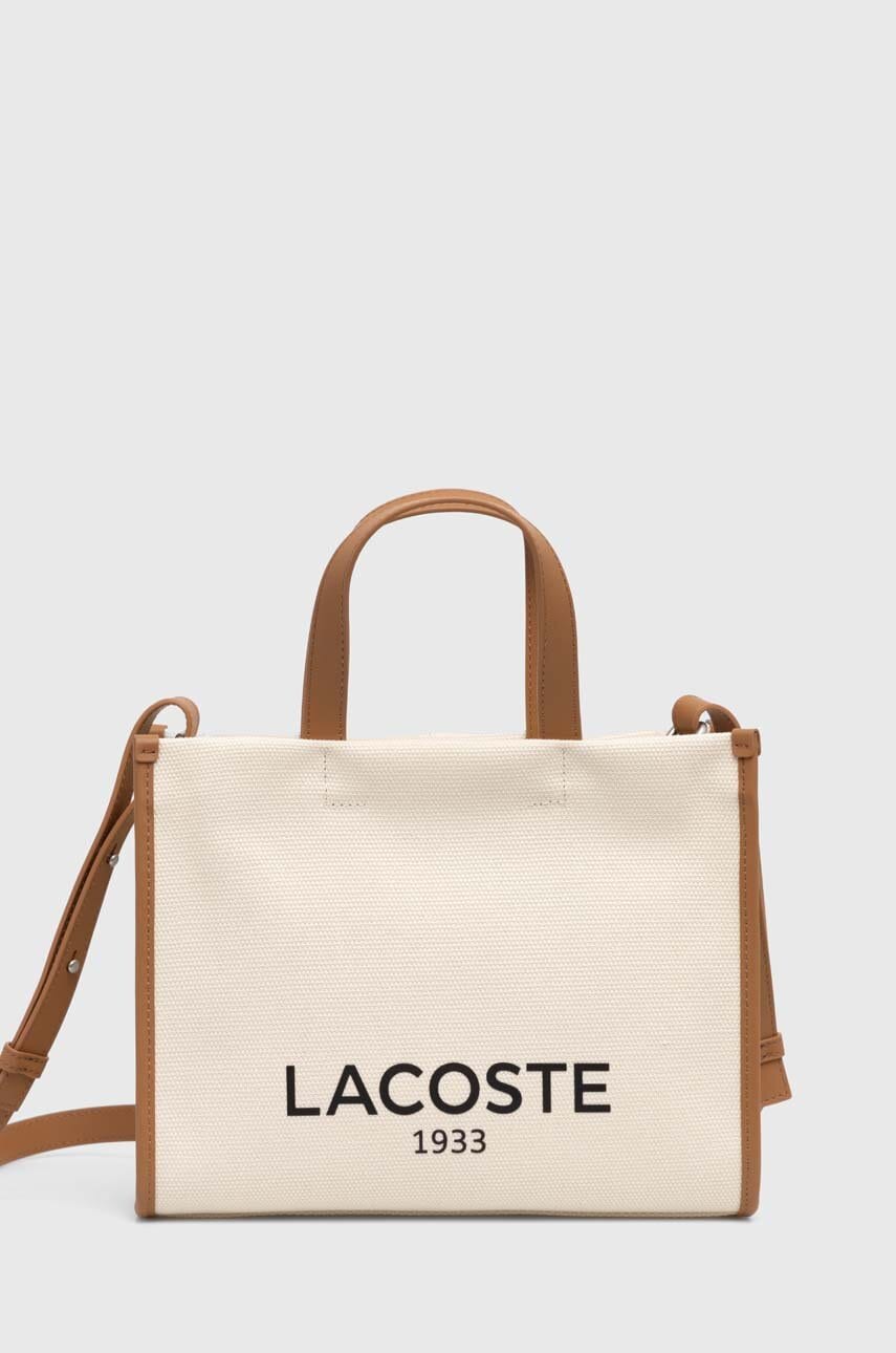 Голяма пазарска чанта Lacoste Lacoste Small Tote Bag Бяло | NF4641TD, 0