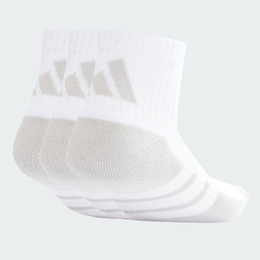 Чорапи adidas Performance Quarter Breathable Sports Socks 3 Pairs Бяло | JD9568, 0