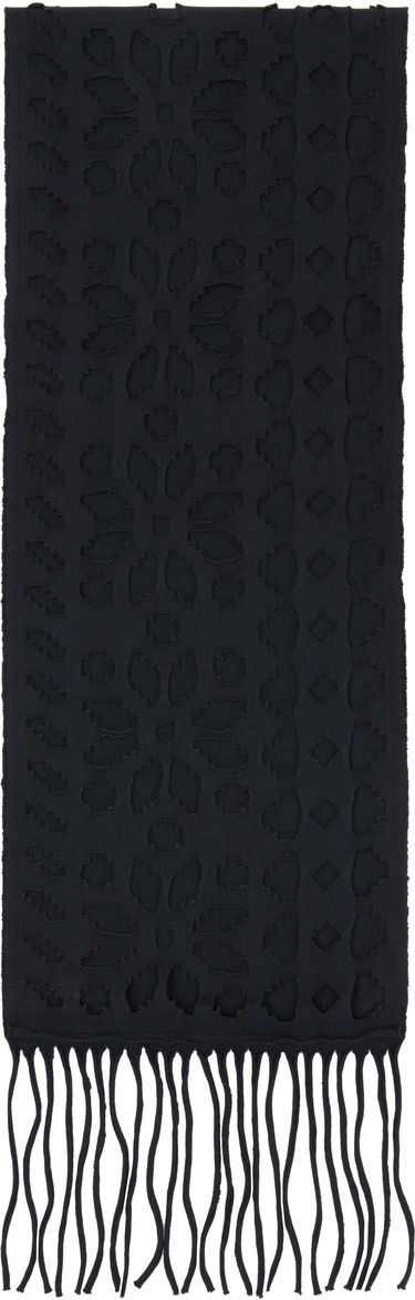 Шал OUR LEGACY Our Legacy Tore Fringed Scarf Черно | A4258TC, 0