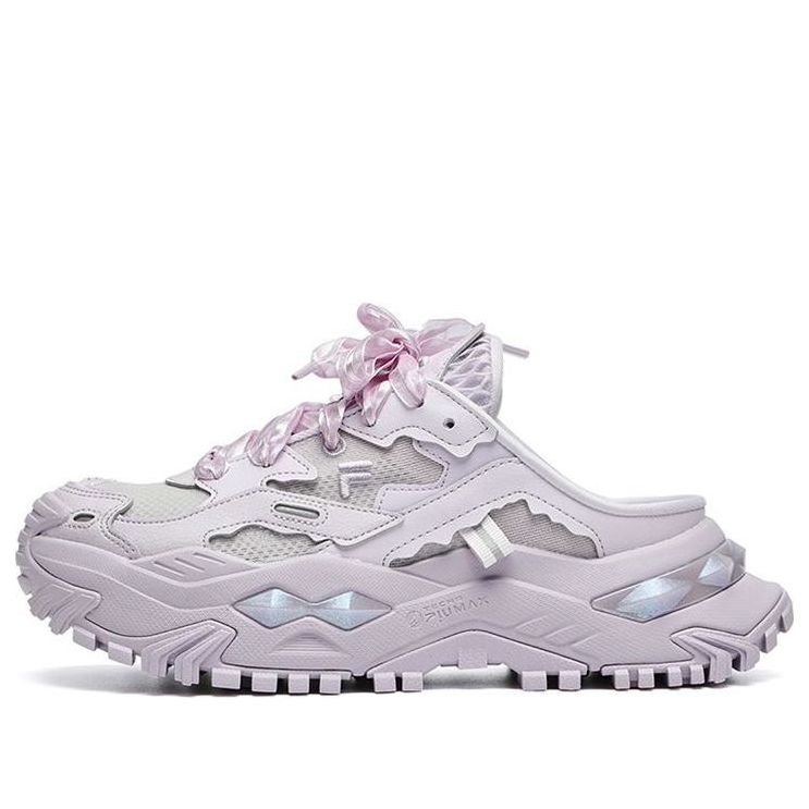 Кецове и обувки FILA Fusion Bianco Mule Лилаво | T12W231301FOH, 0