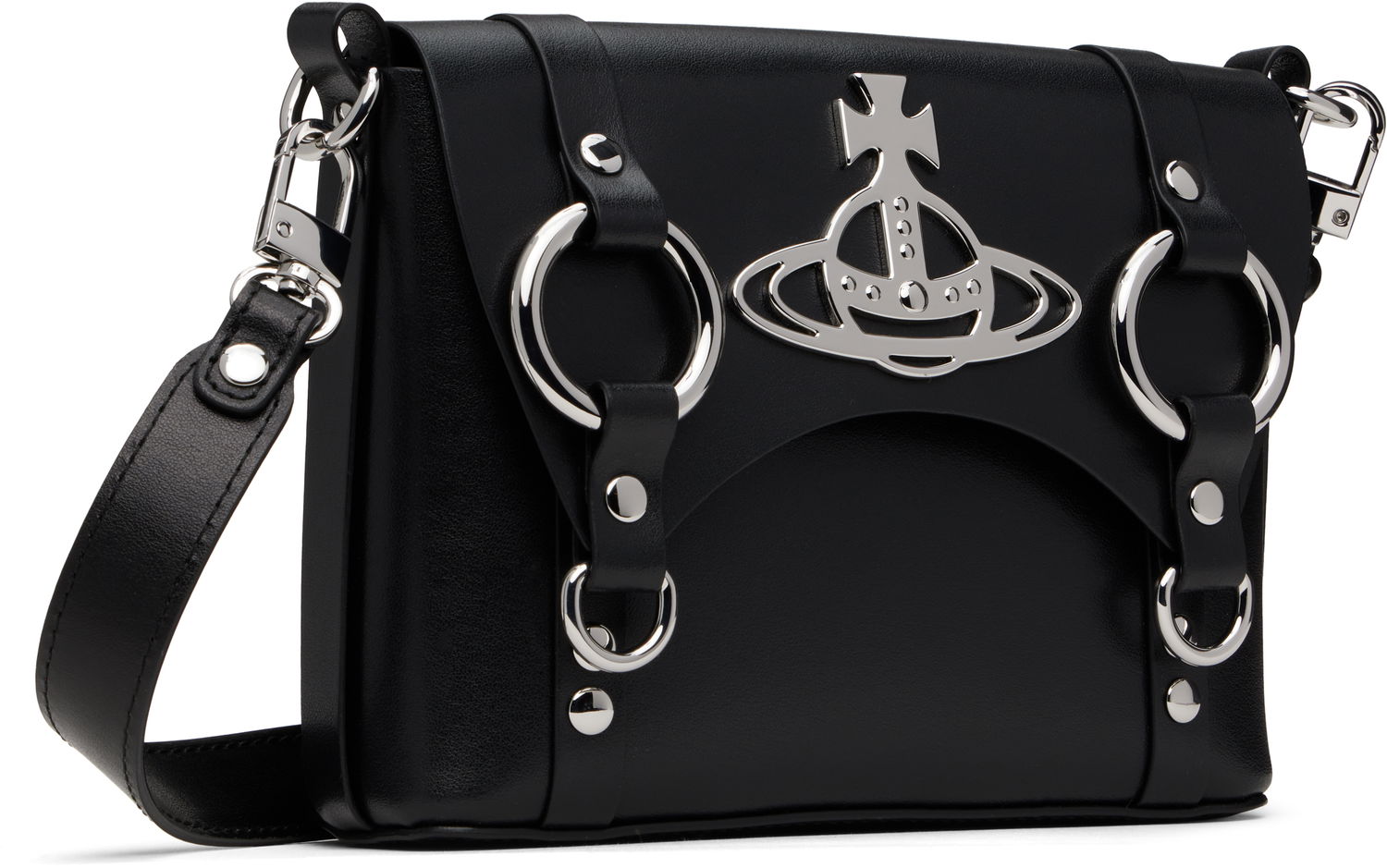 Чанта през рамо Vivienne Westwood Vivienne Westwood Kim Crossbody Bag Черно | 48030007U-L003T-, 1