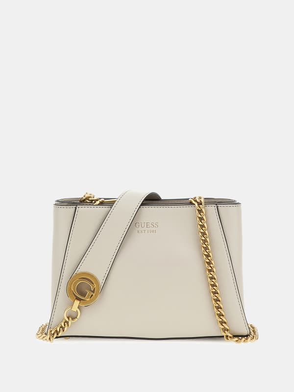 Дамска чанта GUESS Masie Mini Crossbody Бежово | HWVA9190760, 0