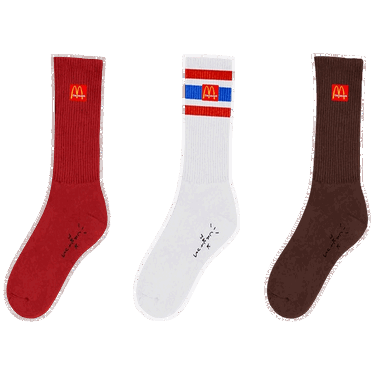 Бельо и чорапи Cactus Jack by Travis Scott McDonalds x Arches Sock Pack Многоцветен | CJMD AS77 MULT, 0
