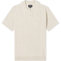 Поло тениска A.P.C. Jay Knit Polo Tee Бежово | VIAJC-H23315-BAA, 1