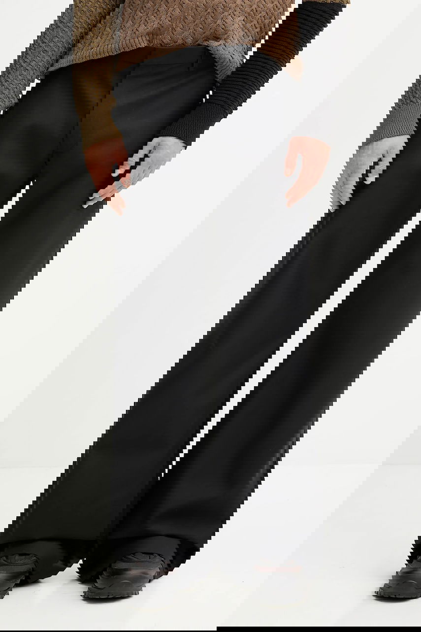 Панталони Maison Margiela MM6 Maison Margiela Wide Leg Trousers Черно | SH0KA0054.M35433.900, 0