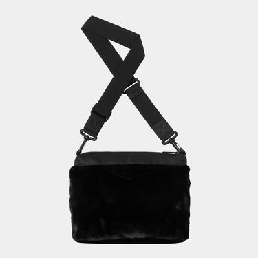 Чанта през рамо Carhartt WIP Olney Faux Fur Shoulder Bag Черно | I035360_1, 1