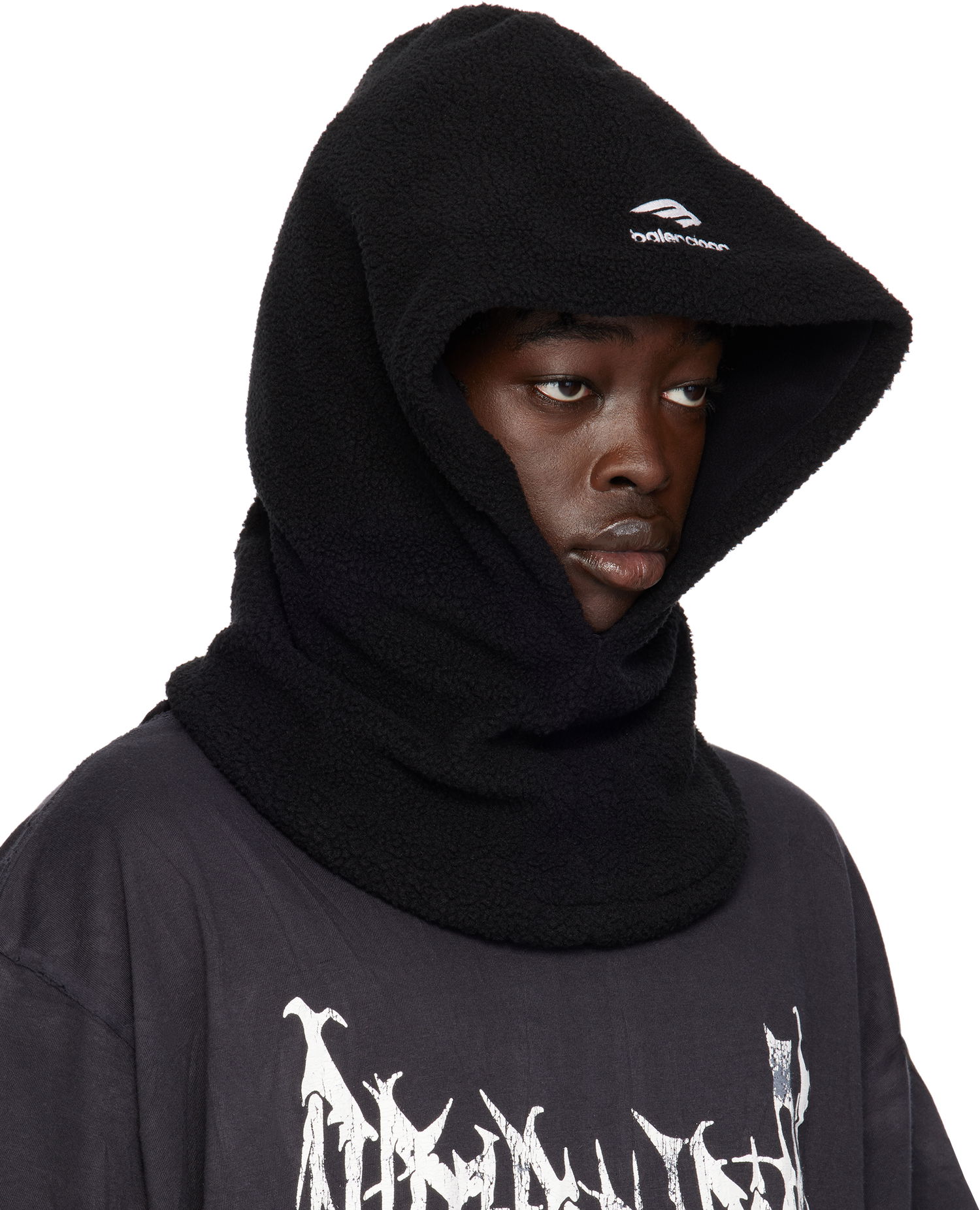 Суитчър Balenciaga Ski Fleece Snood Черно | 807210-4E4B7-1000, 1