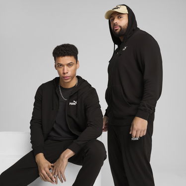 Суитчър Puma Essentials Logo Full Zip Hoodie Черно | 682588_01, 0