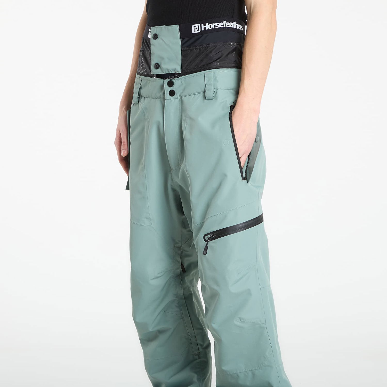 Панталони Horsefeathers Nelson Snowboard Pants with Zipper Pockets Тюркоазено | OM297T, 1