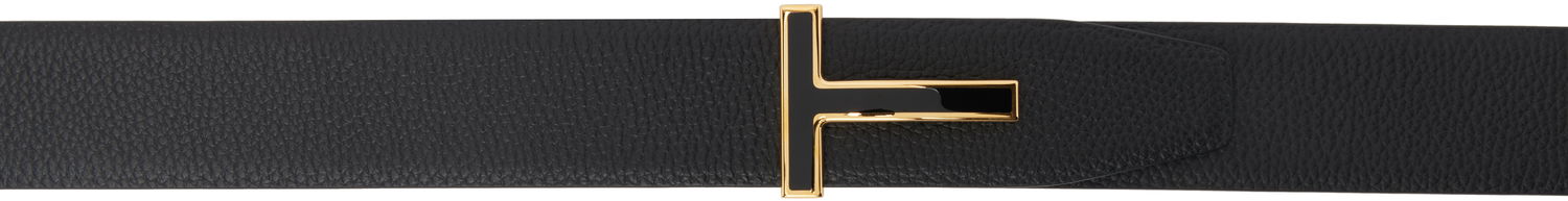 Колани Tom Ford TOM FORD Grain Leather T Belt Черно | TB247-LCL237G, 0