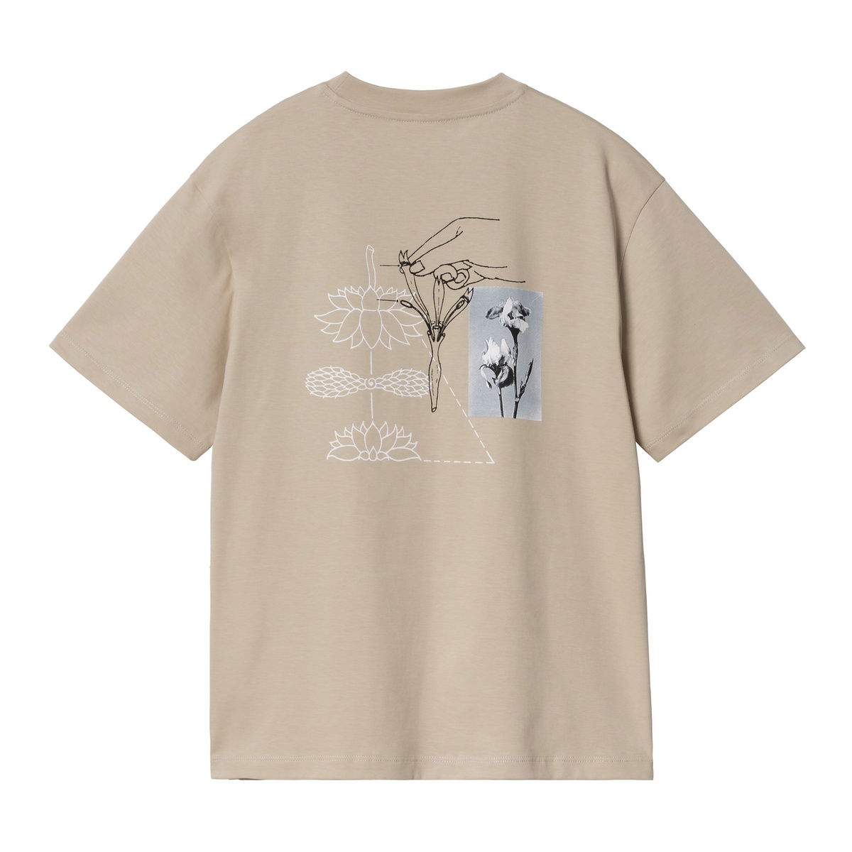 Тениска Carhartt WIP Carhartt WIP Senses Short Sleeve T-Shirt Бежово | I034699_8, 1