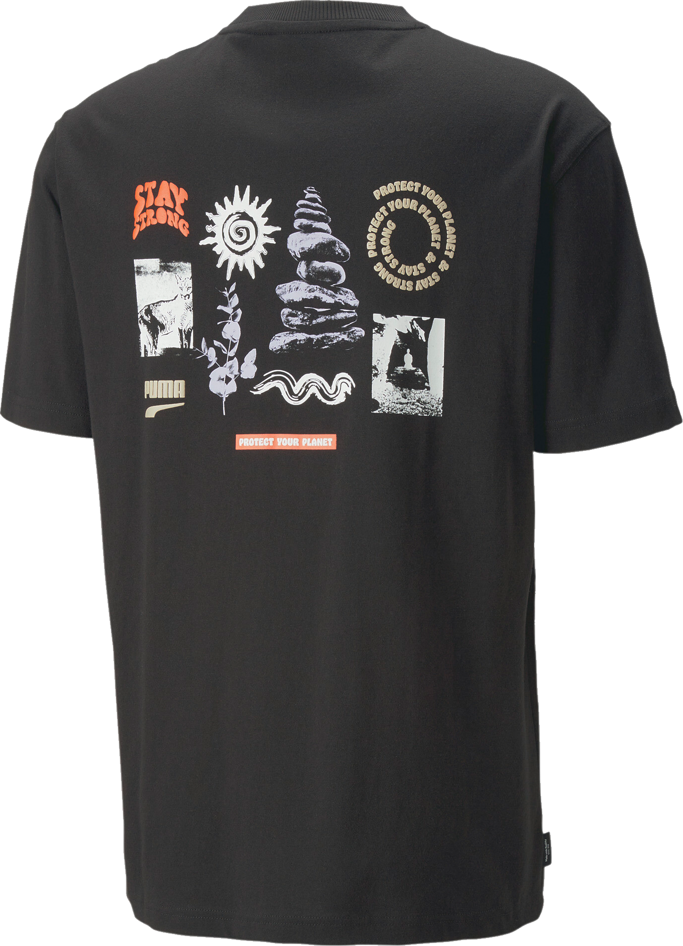 Тениска Puma Downtown Graphic T-Shirt Черно | 539181-01, 1