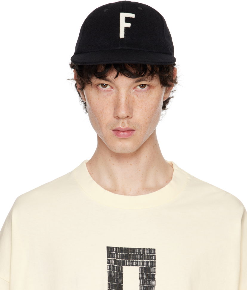 Шапка с козирка Fear of God Baseball Cap Черно | FG24FW70-8040WOO